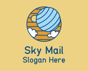 Sky Planet Atmosphere  logo design