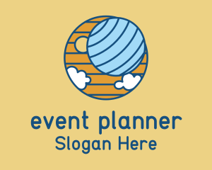Planetarium - Sky Planet Atmosphere logo design