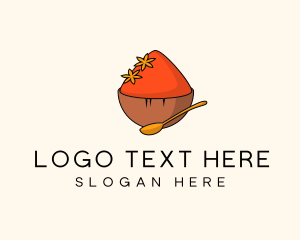 Herbal - Indian Spices Bowl logo design