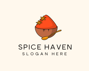 Indian Spices Bowl logo design