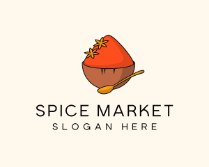 Indian Spices Bowl logo design