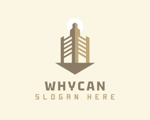 Urban Skyscraper Tower Logo