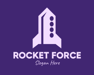 Missile - Space Rocket Ship logo design