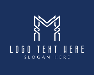 Tm - Digital Chain Technology logo design