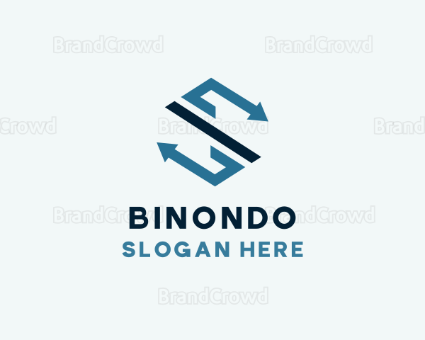 Business Arrow Letter S Logo