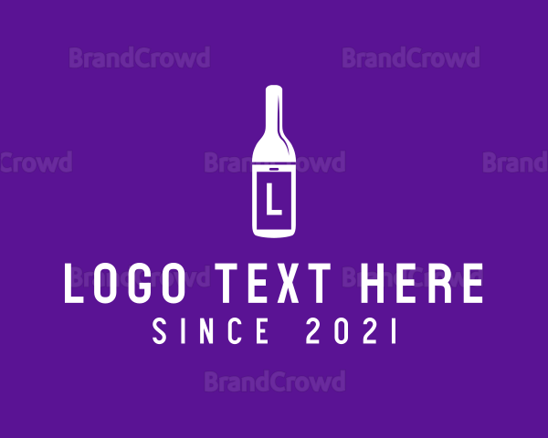 Mobile Wine Liquor Logo