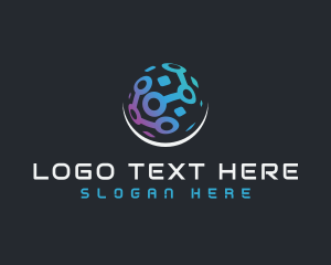 Telecom - Digital Tech Sphere logo design