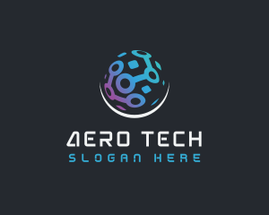 Digital Tech Sphere logo design