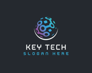 Digital Tech Sphere logo design