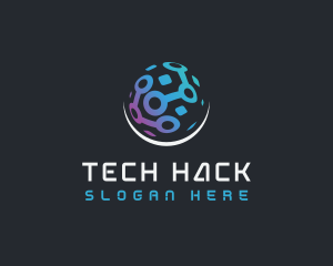 Digital Tech Sphere logo design