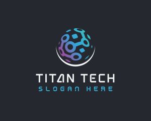 Digital Tech Sphere logo design