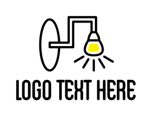 Sconce - Wall Light Outdoor Fixture logo design