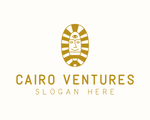 Cairo - Oval Egyptian Pharaoh logo design