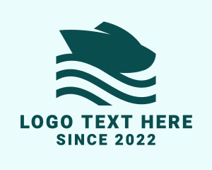 Motorboat - Ocean Wave Cruise logo design