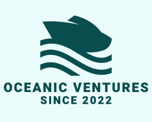 Ocean Wave Cruise logo design