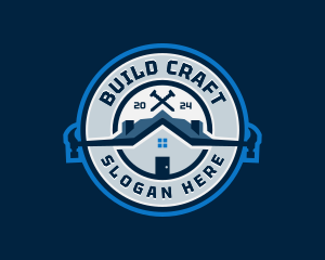 Hammer Construction Tool logo design