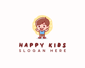 Child Boy Kid logo design