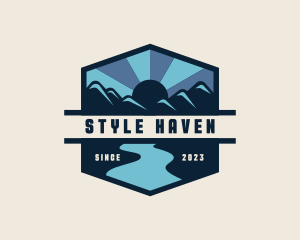 Outdoor River Mountain Logo