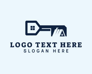 Loft - House Key Realty logo design
