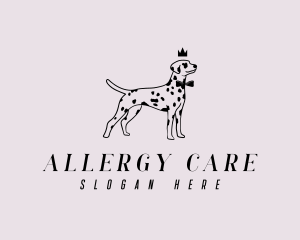 Pet Dalmatian Dog logo design