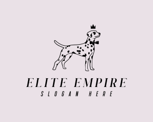 Pet Dalmatian Dog logo design