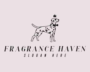 Pet Dalmatian Dog logo design