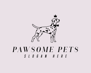 Pet - Pet Dalmatian Dog logo design