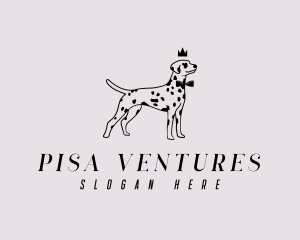 Pet Dalmatian Dog logo design