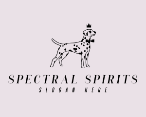 Pet Dalmatian Dog logo design