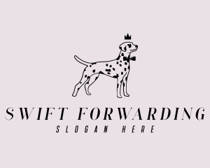 Pet Dalmatian Dog logo design