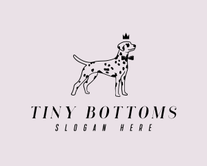 Pet Dalmatian Dog logo design