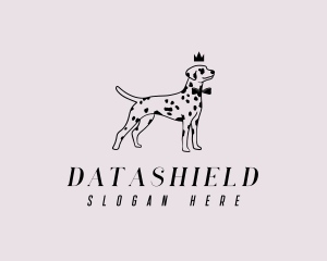 Pet Dalmatian Dog logo design