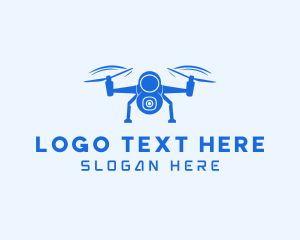 Videography - Drone Quadcopter Videography logo design