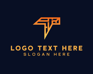 Agency - Letter T Chat Outline logo design