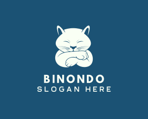 Siamese - Cartoon Feline Cat logo design
