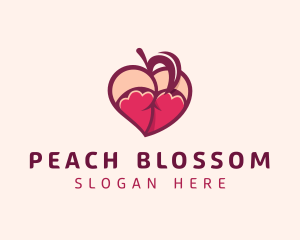 Peach - Sexy Lingerie Peach logo design