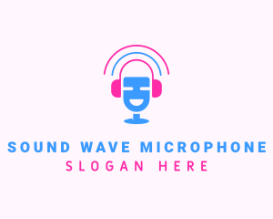 Music Podcast Sound logo design