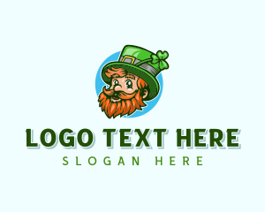 Folklore - Irish Folklore Leprechaun logo design