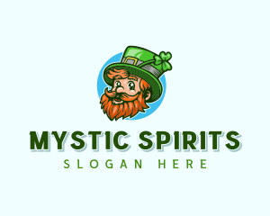 Irish Folklore Leprechaun Logo