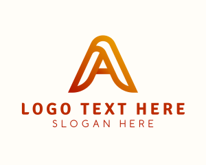 Advisory - Ecommerce Tech Business Letter A logo design