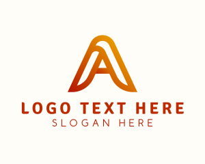 Accounting - Ecommerce Tech Business Letter A logo design