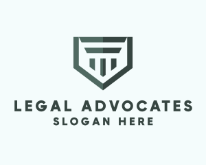 Law Firm Pillar Financing logo design