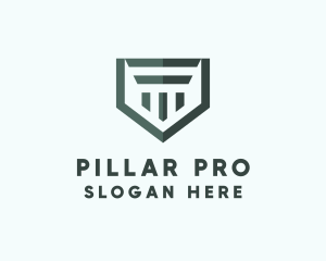 Law Firm Pillar Financing logo design