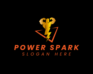 Electrician - Lightning Power Electrician logo design