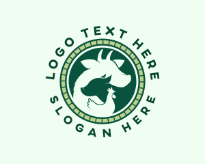 Hog - Farm Animal Livestock logo design