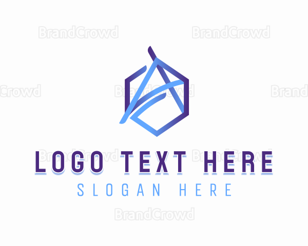 Business Consultant Letter A Logo