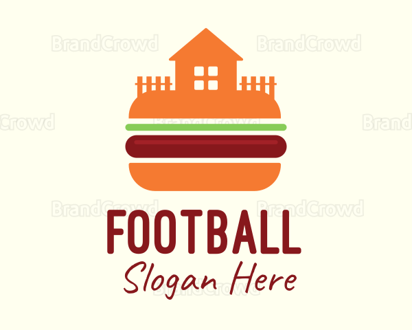 Homemade Burger Sandwich Logo