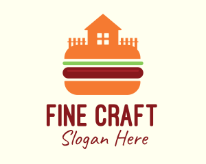 Homemade Burger Sandwich  logo design