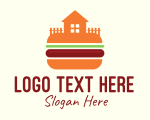 Meal - Homemade Burger Sandwich logo design