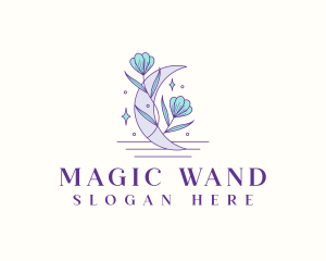 Mystical Flower Moon  logo design